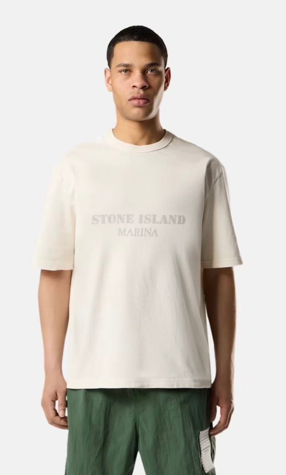 Tee shirt stone island blanc