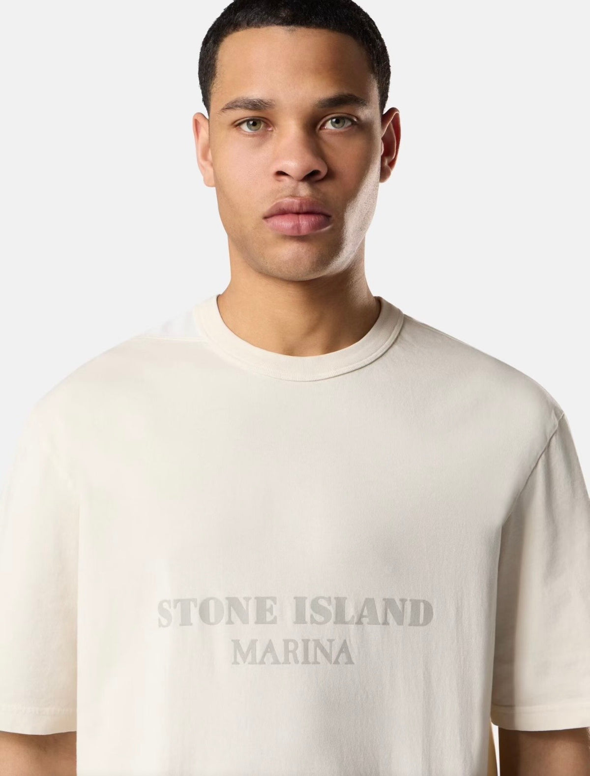 Tee shirt stone island blanc