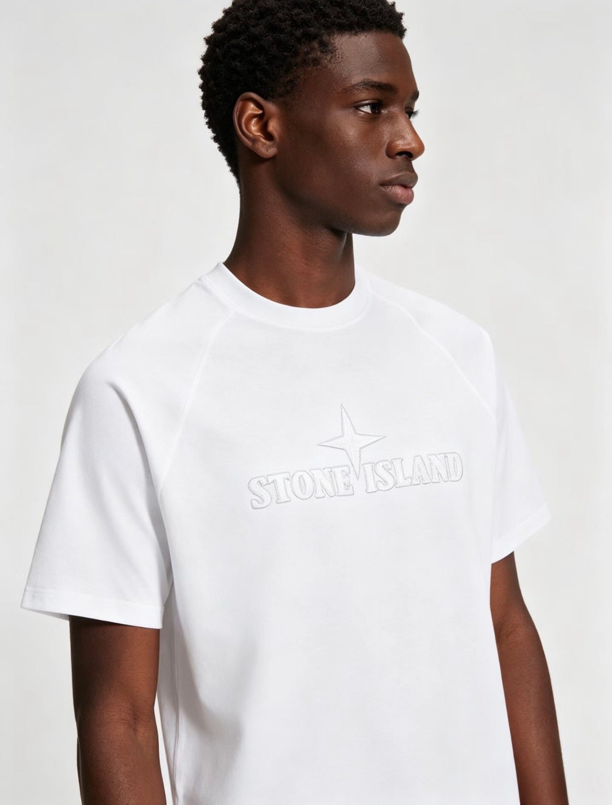 TEE shirt stone island blanc