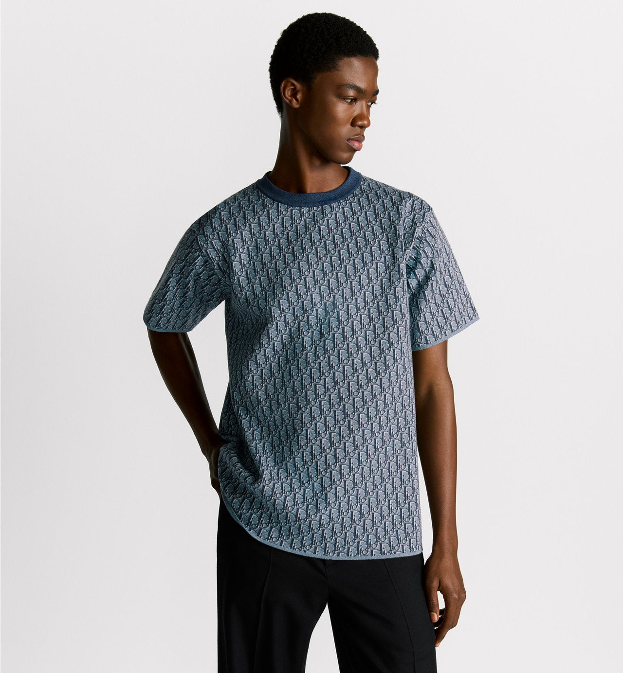 T-shirt Dior Oblique, coupe relax
Jacquard