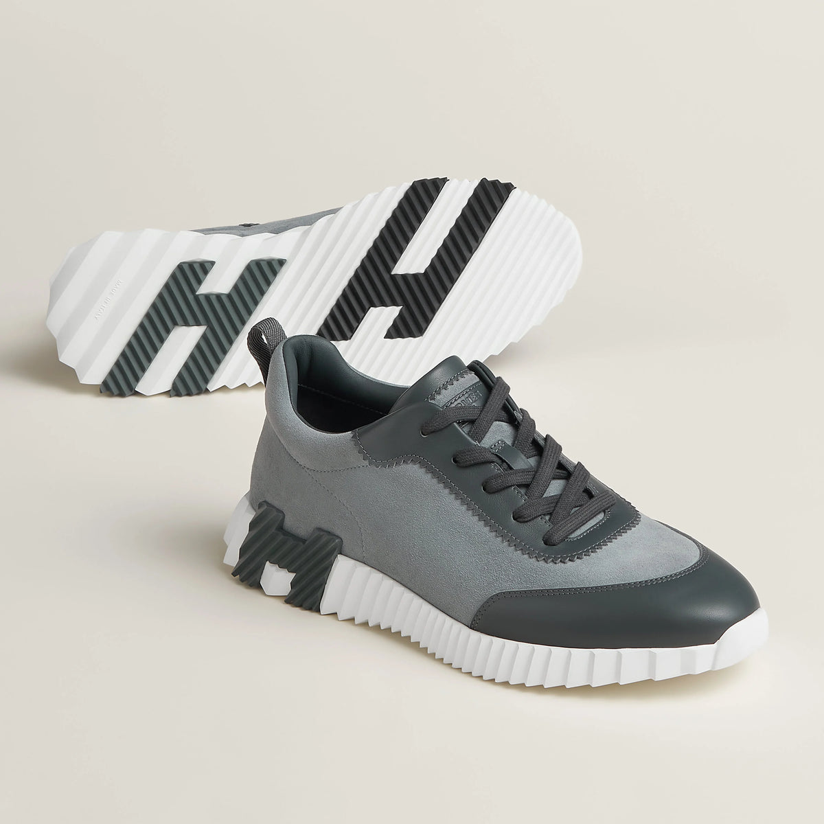Sneakers hermes boucing grise