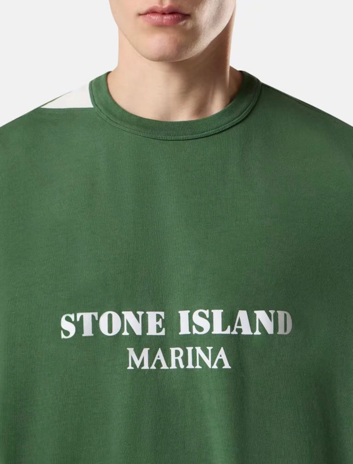Tee shirt stone island vert