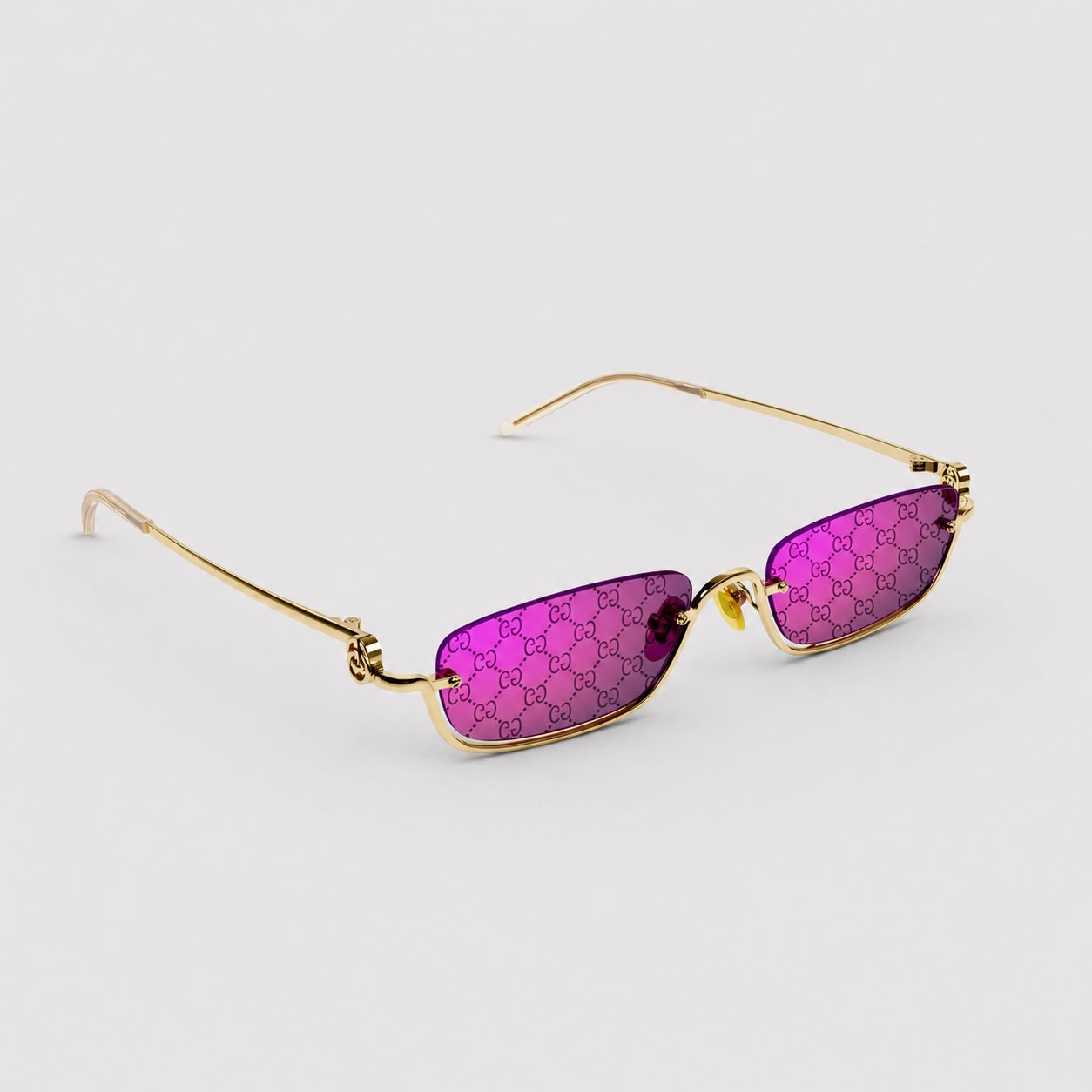Lunettes de soleil rectangulaires