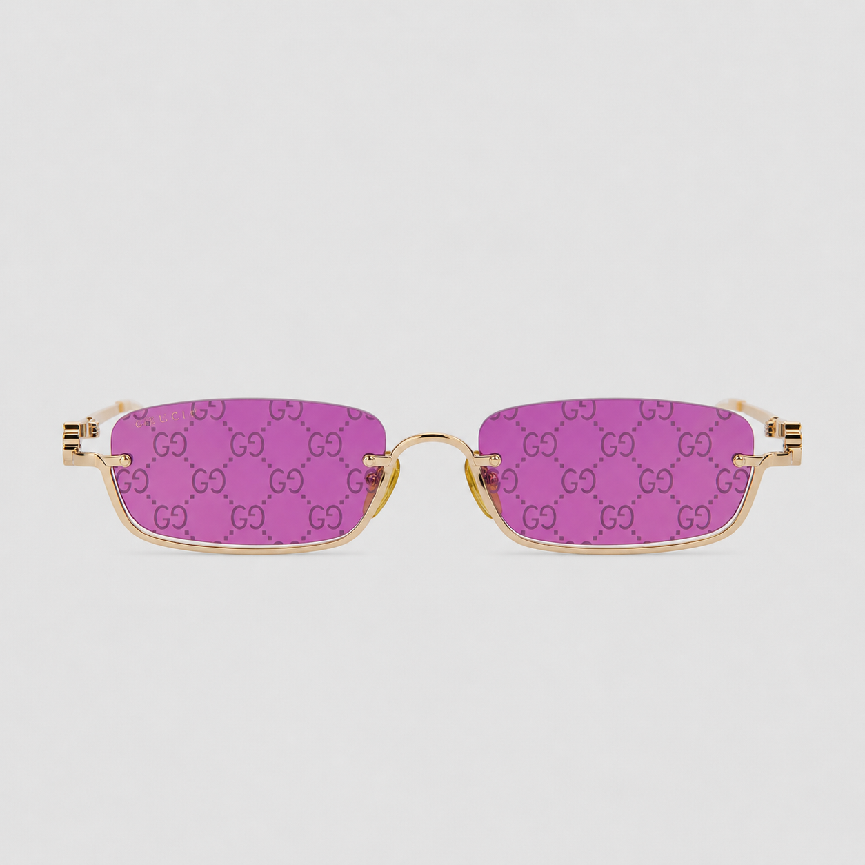 Lunettes de soleil rectangulaires