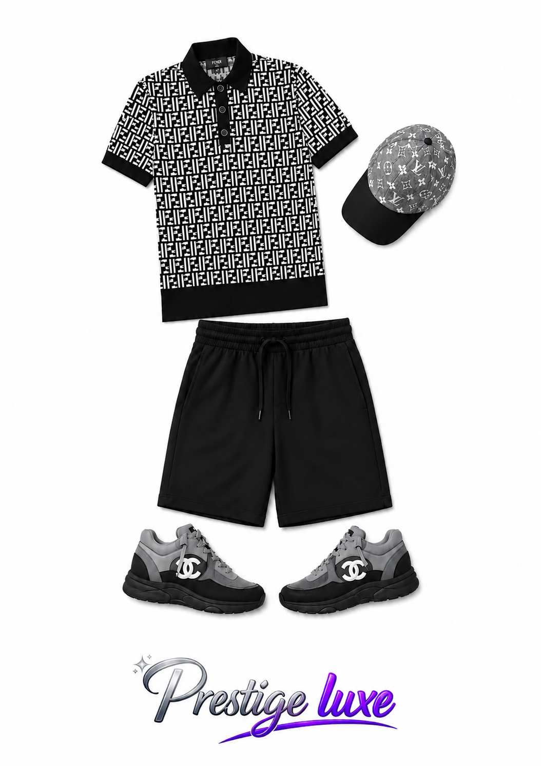 Ensemble Fendi x Chanel