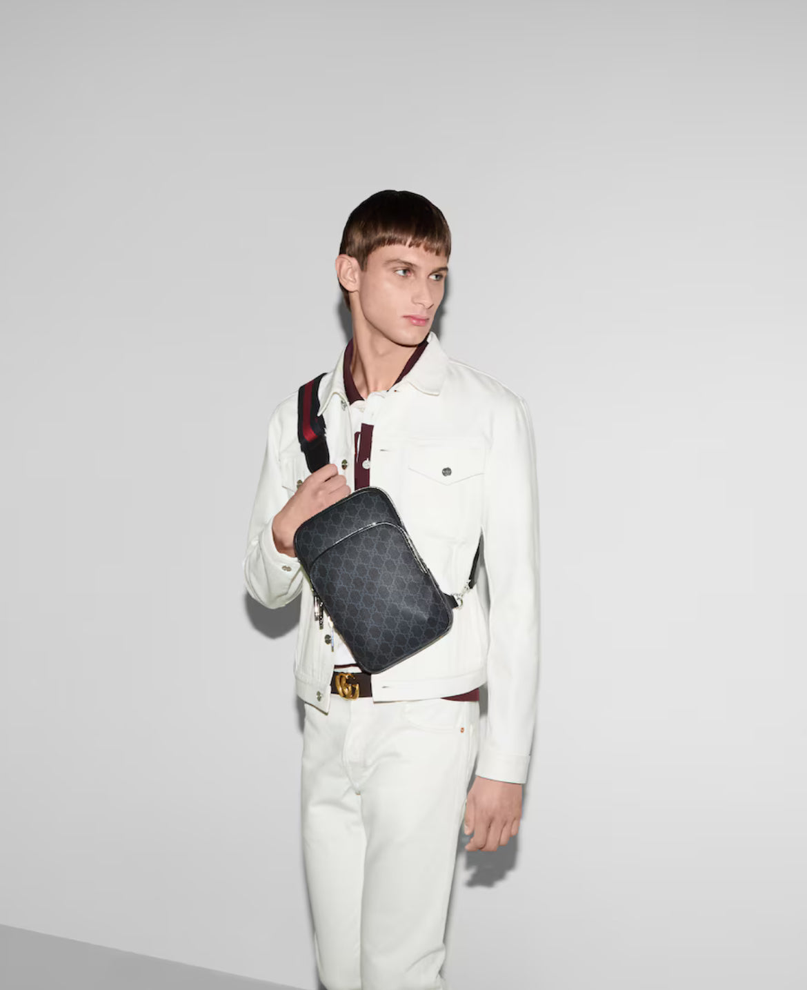 Sac à bandoulière GG Black petit format - #2
