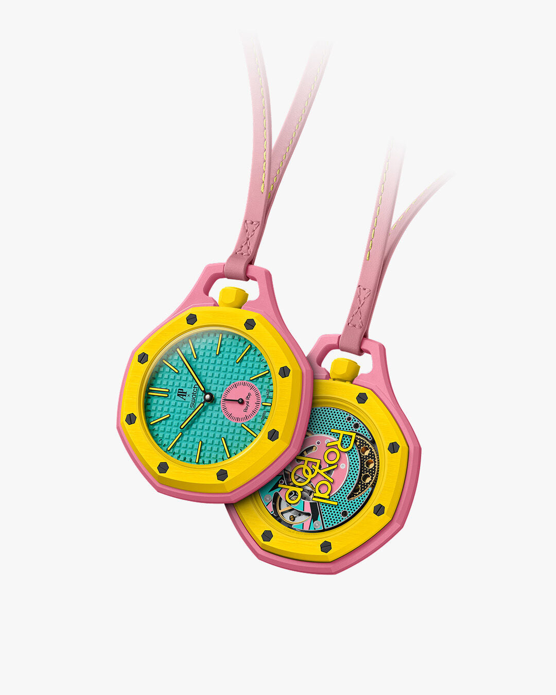Audemars piquet x swatch automatic avec bracelet bio céramique inclus jaune