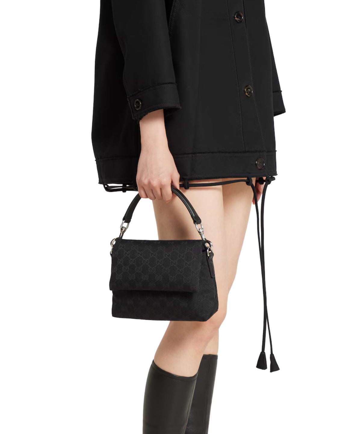 Sac à bandoulière en toile GG petit format - #1