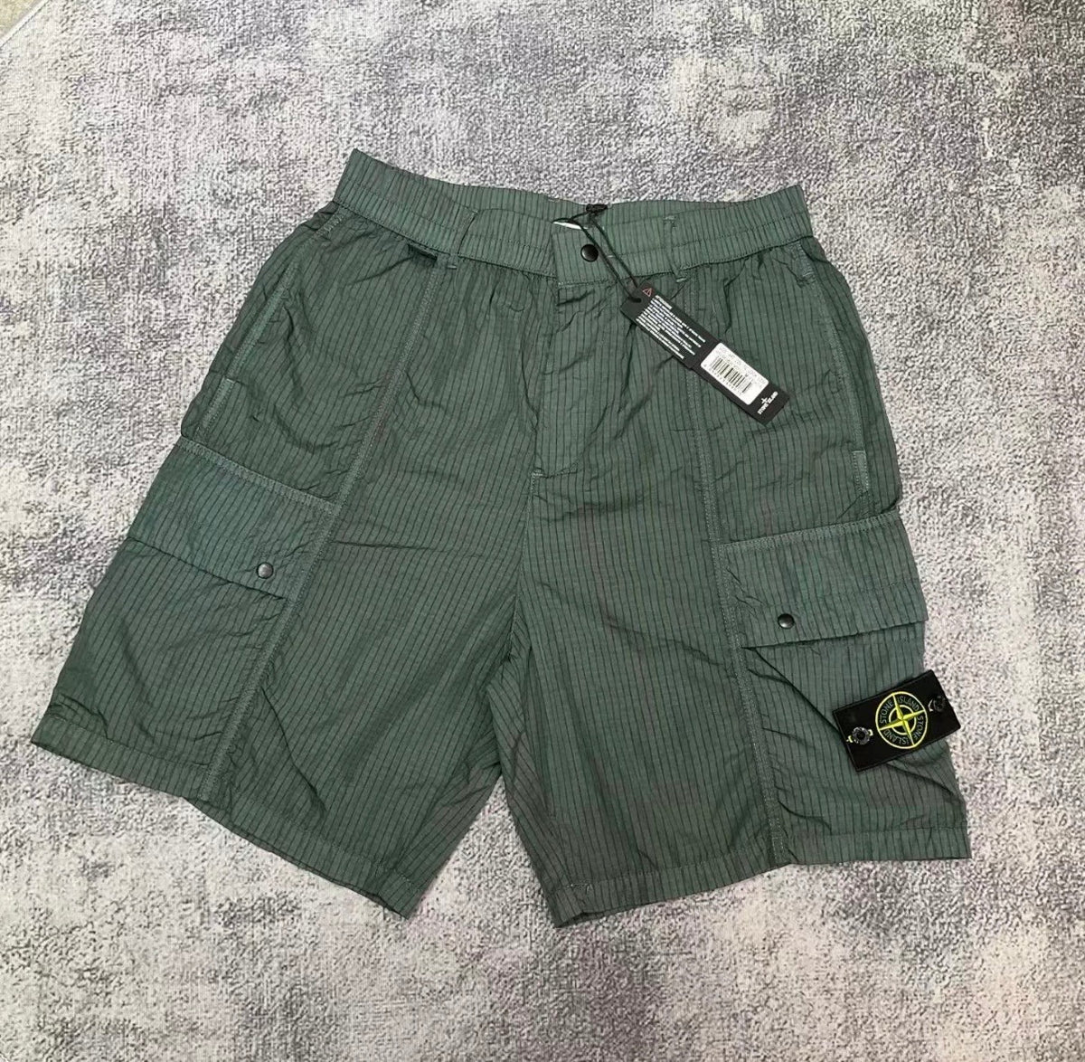 Short stone island rayé