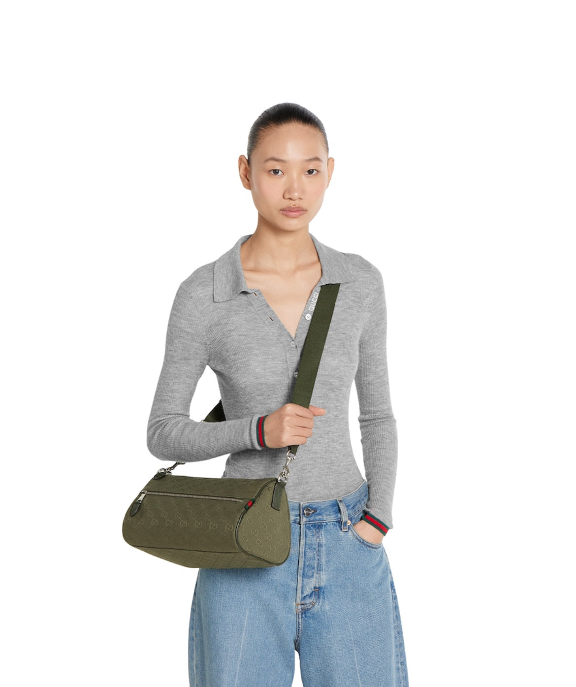 Sac cylindrique en toile GG petit format - #1