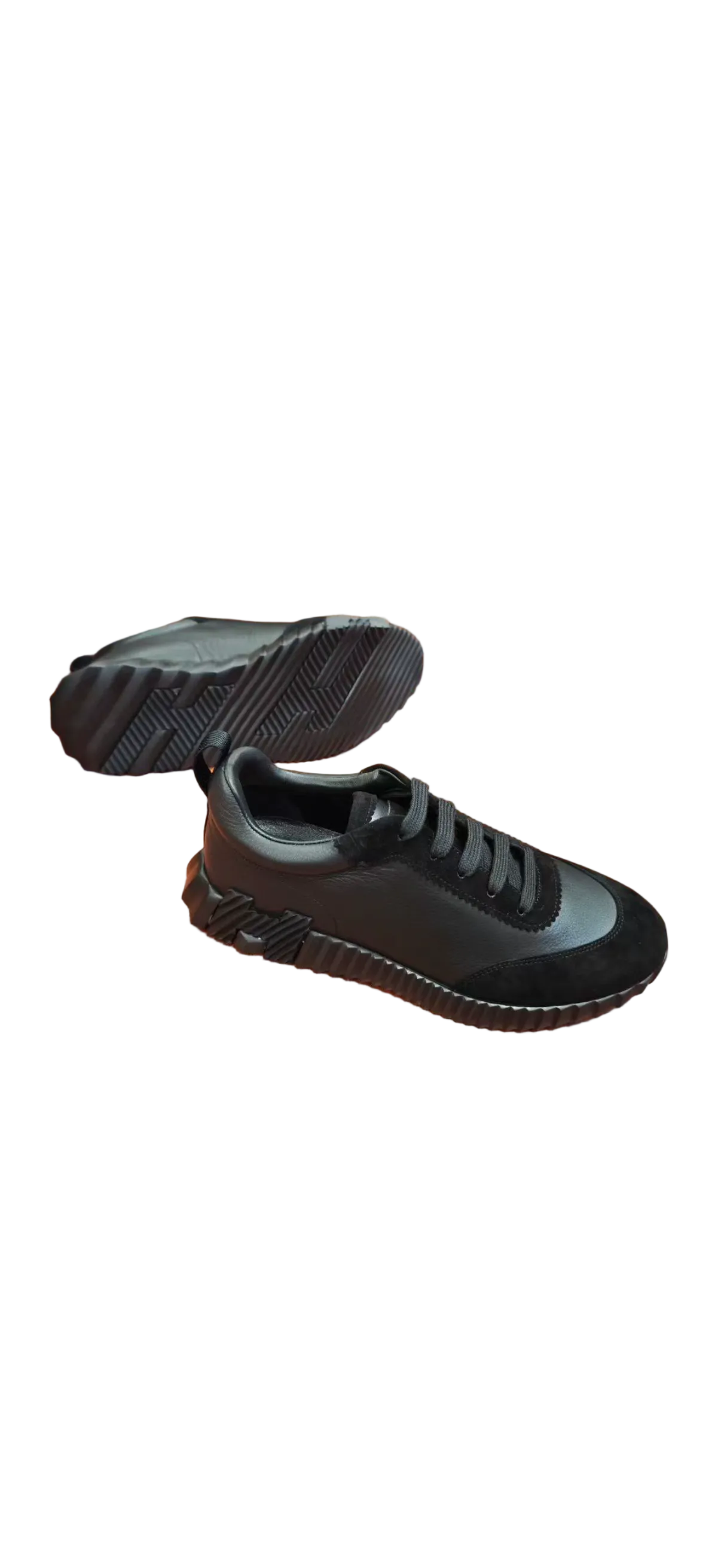 Sneakers hermes boucing full black daim