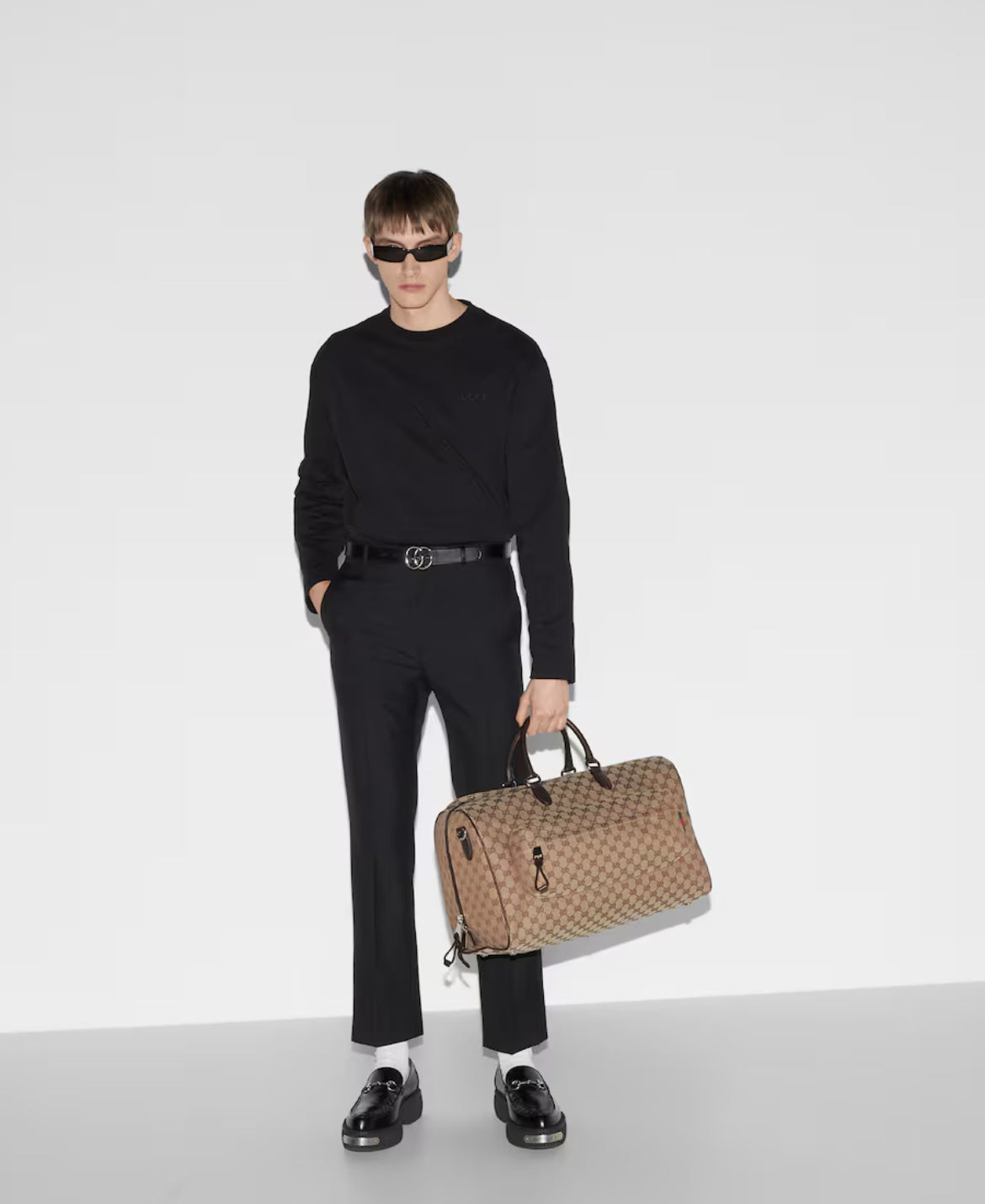 Sac de voyage en toile GG moyen format - #2