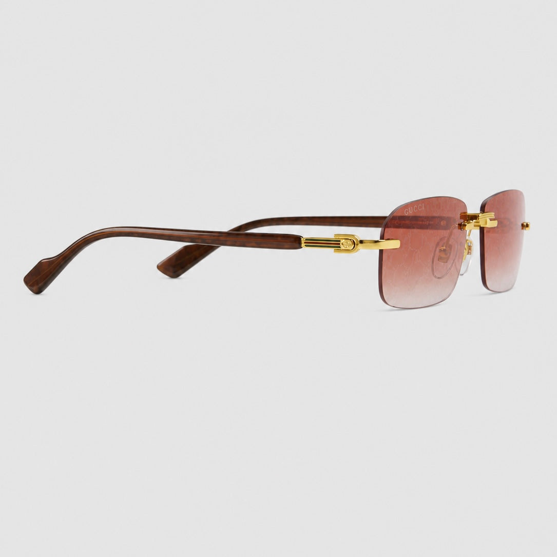 Lunettes de soleil rectangulaires