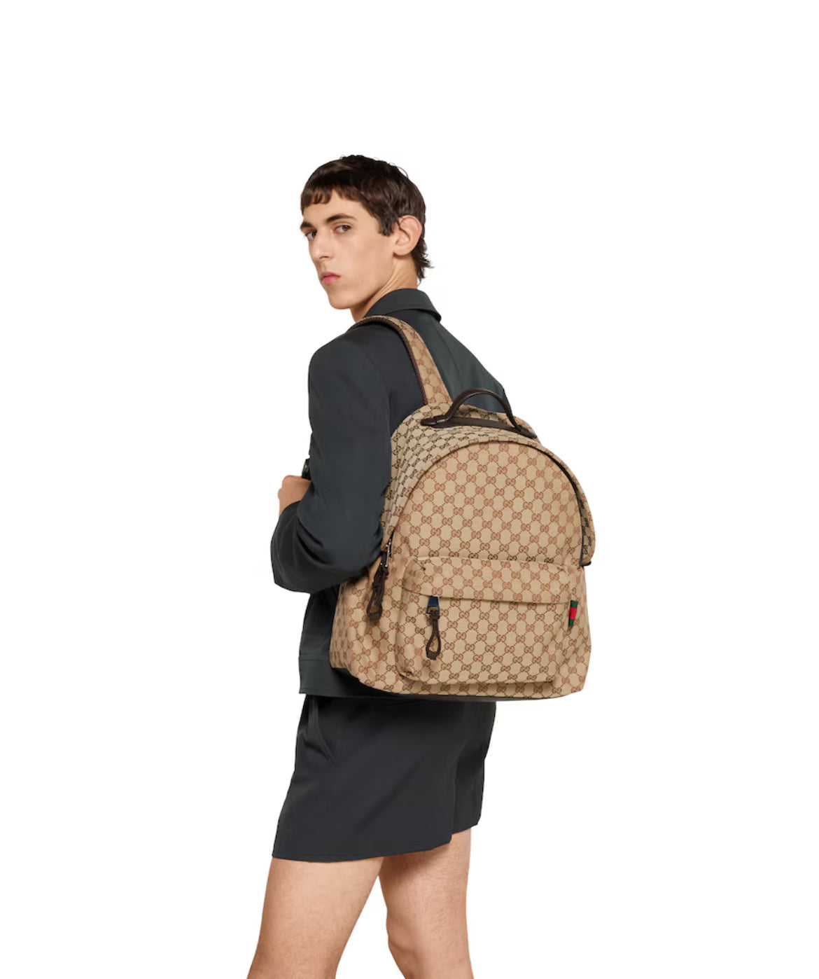 Sac à dos en toile GG moyen format - #3
