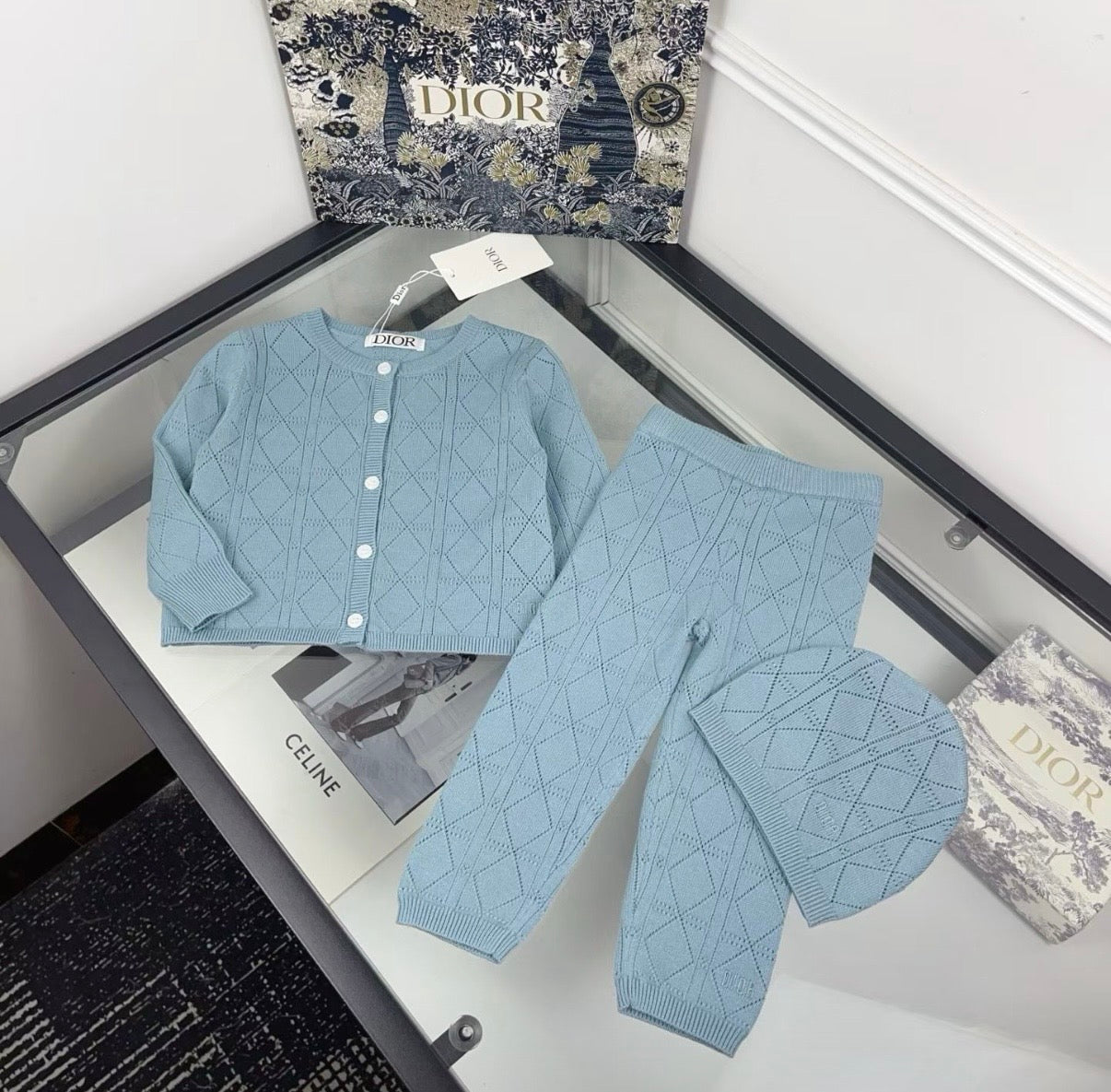 Esemble bleu Dior enfant