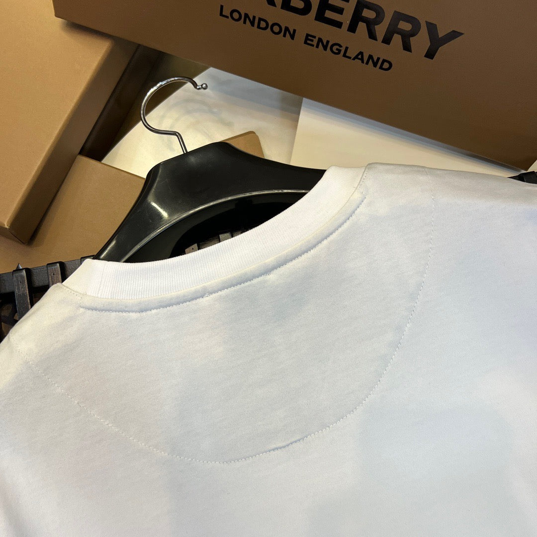 T shirt Brb white brown