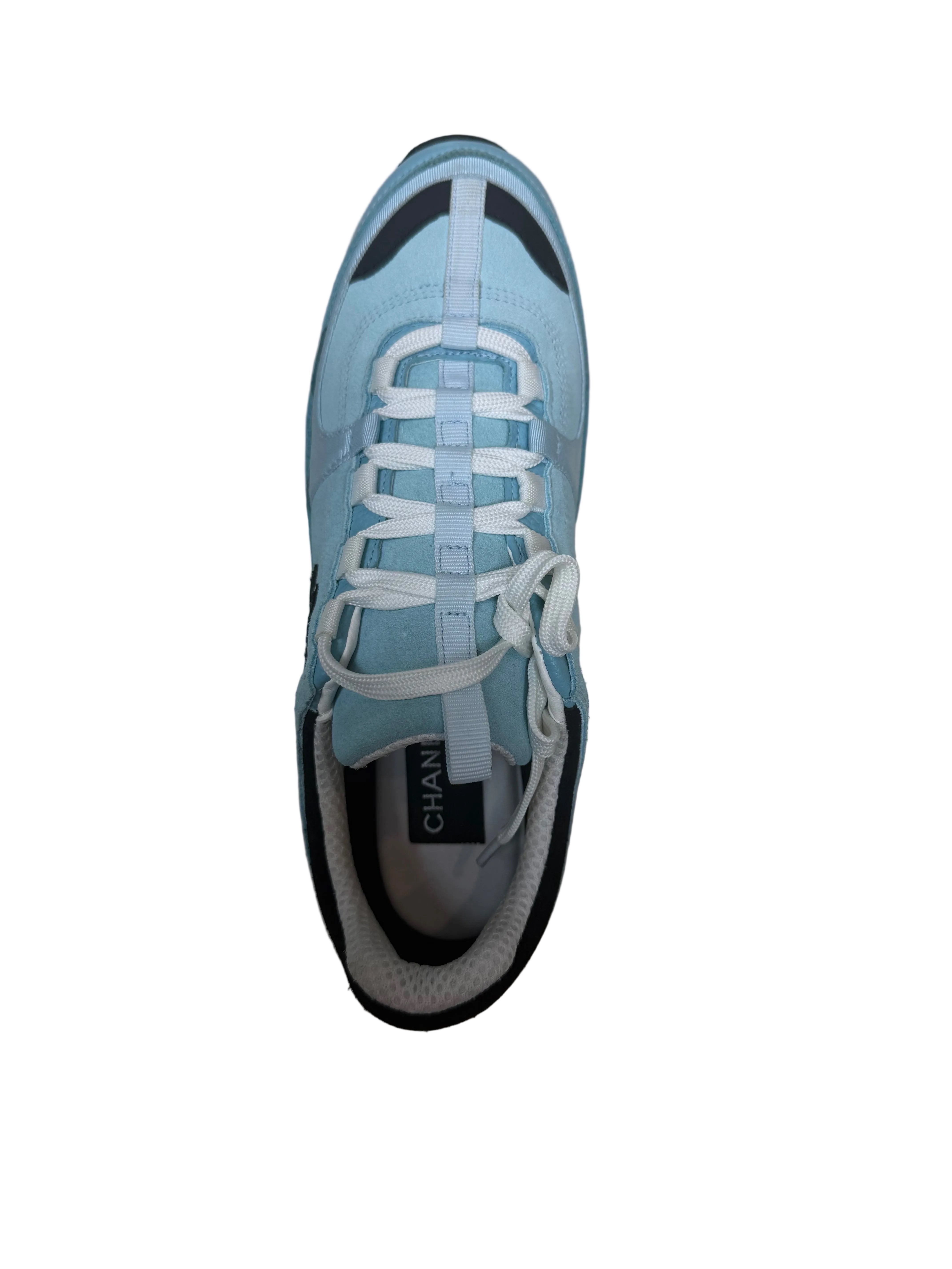 Sneakers Chanel bleu océan