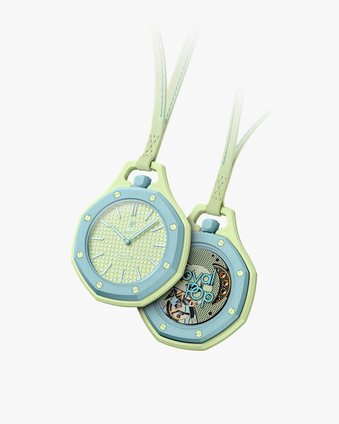 Audemars piquet x swatch automatic avec bracelet bio céramique inclus verre pomme