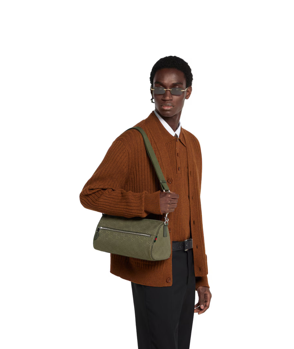Sac cylindrique en toile GG petit format - #1
