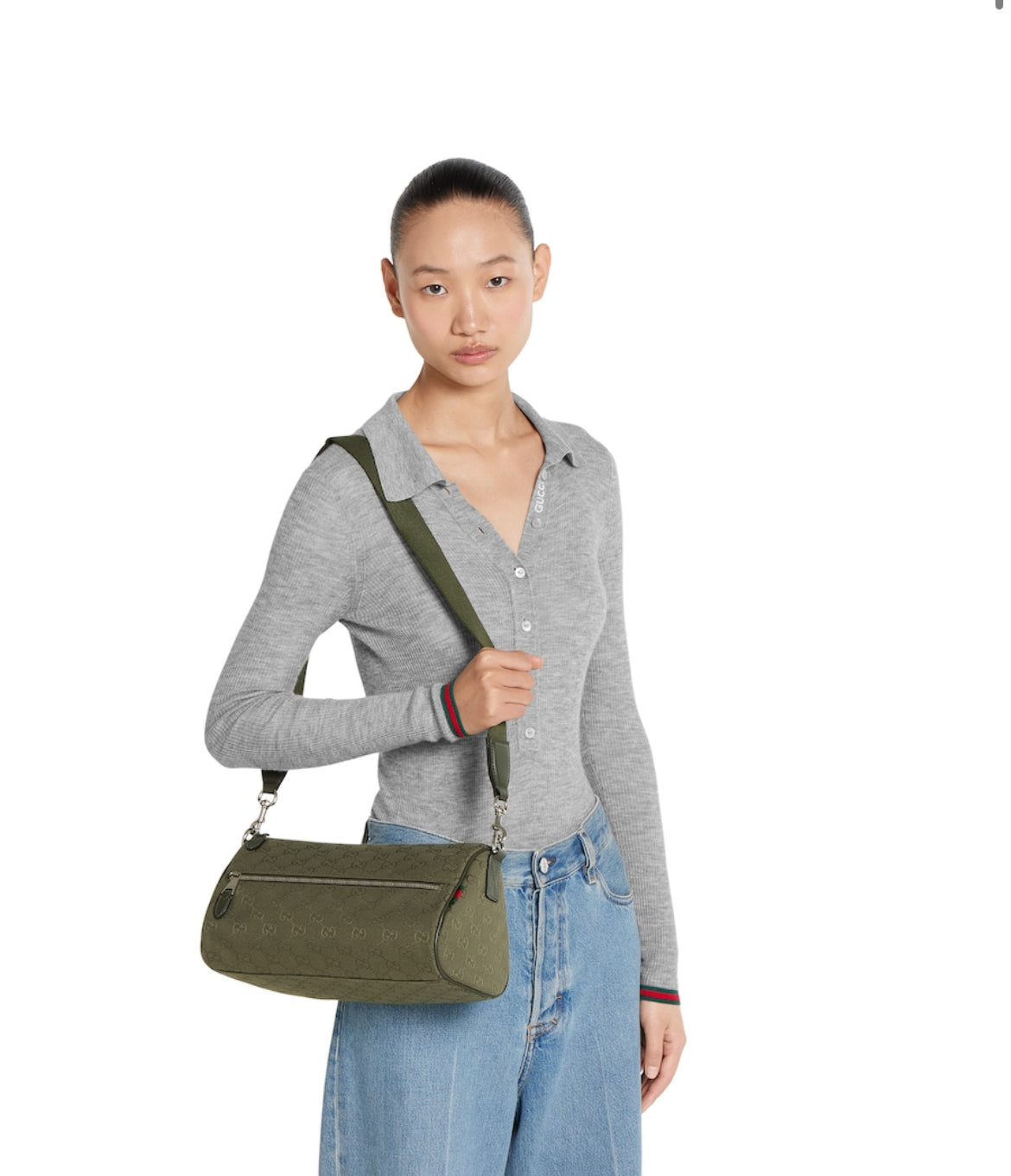 Sac cylindrique en toile GG petit format - #1