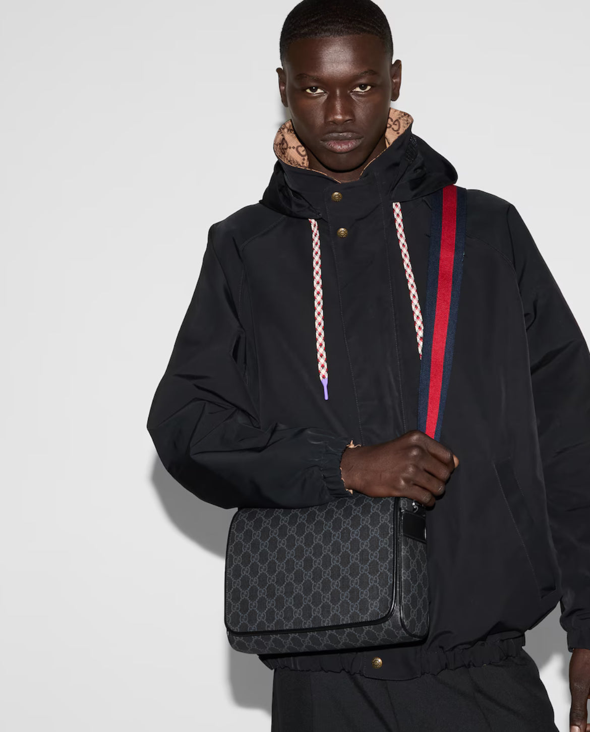 Sac à bandoulière GG Black moyen format - #2