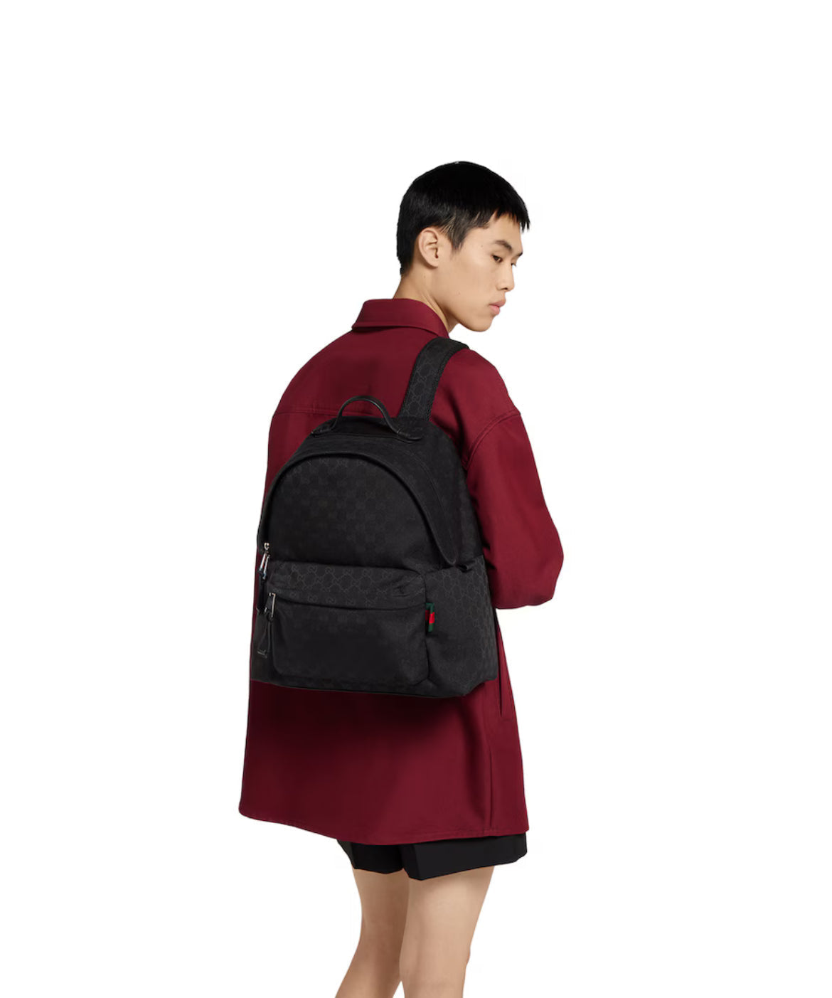 Sac à dos en toile GG moyen format - #1