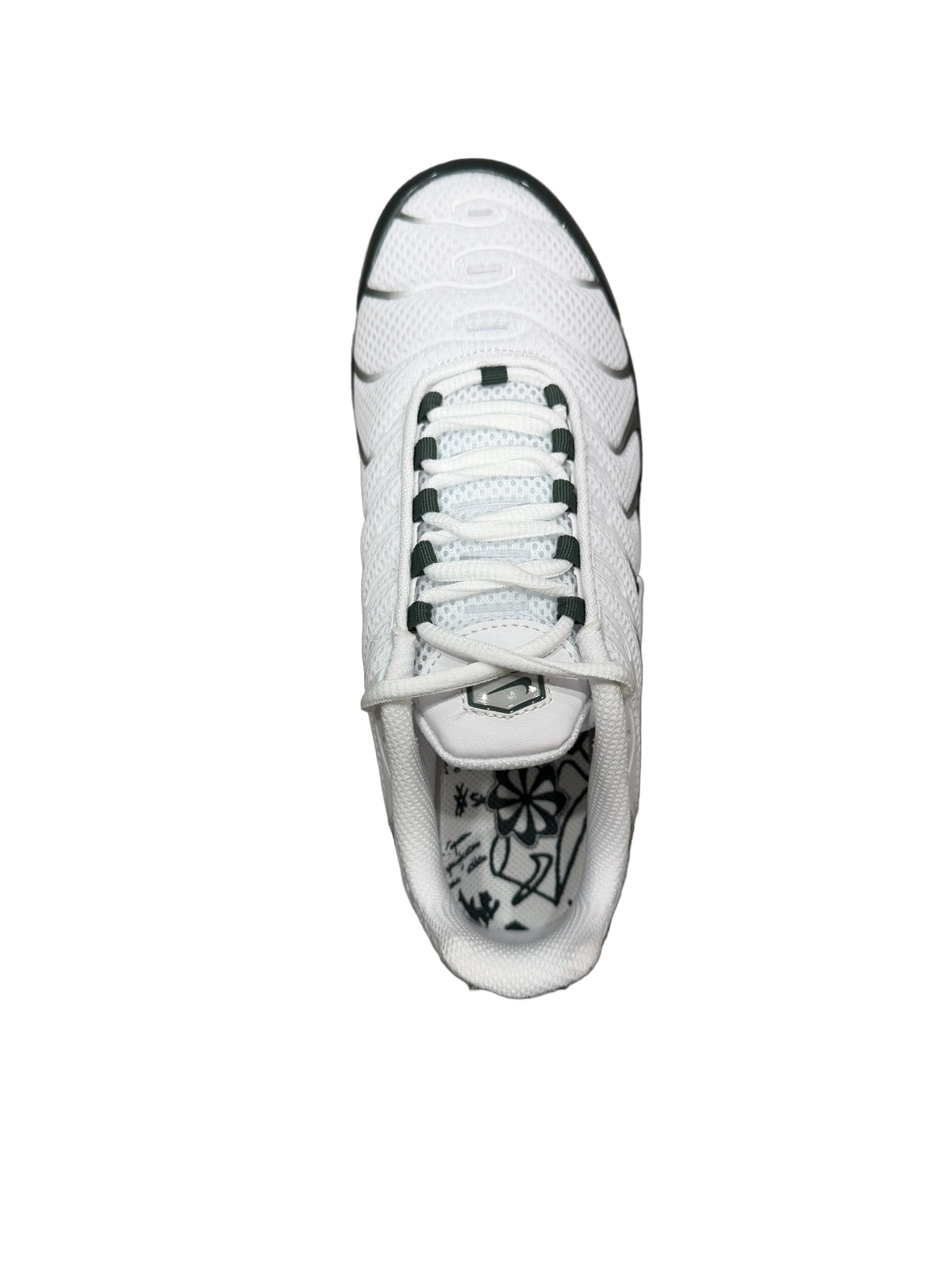 Nike tn verte blanche
