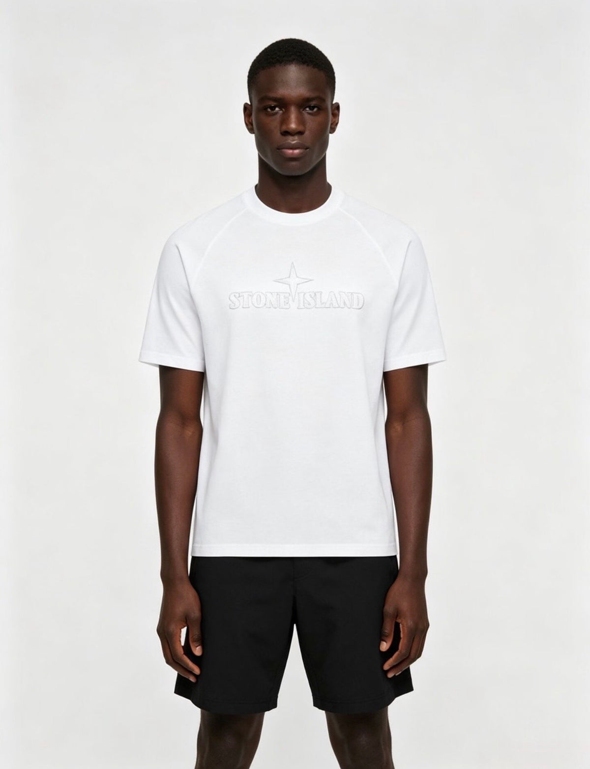 TEE shirt stone island blanc