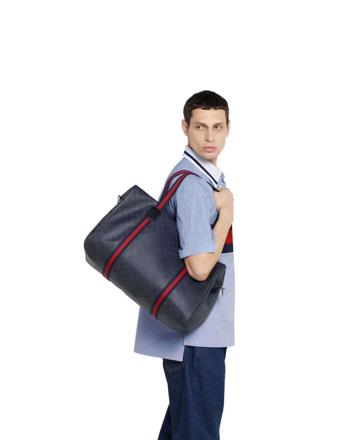 Sac de voyage avec bande Web moyen format - #2