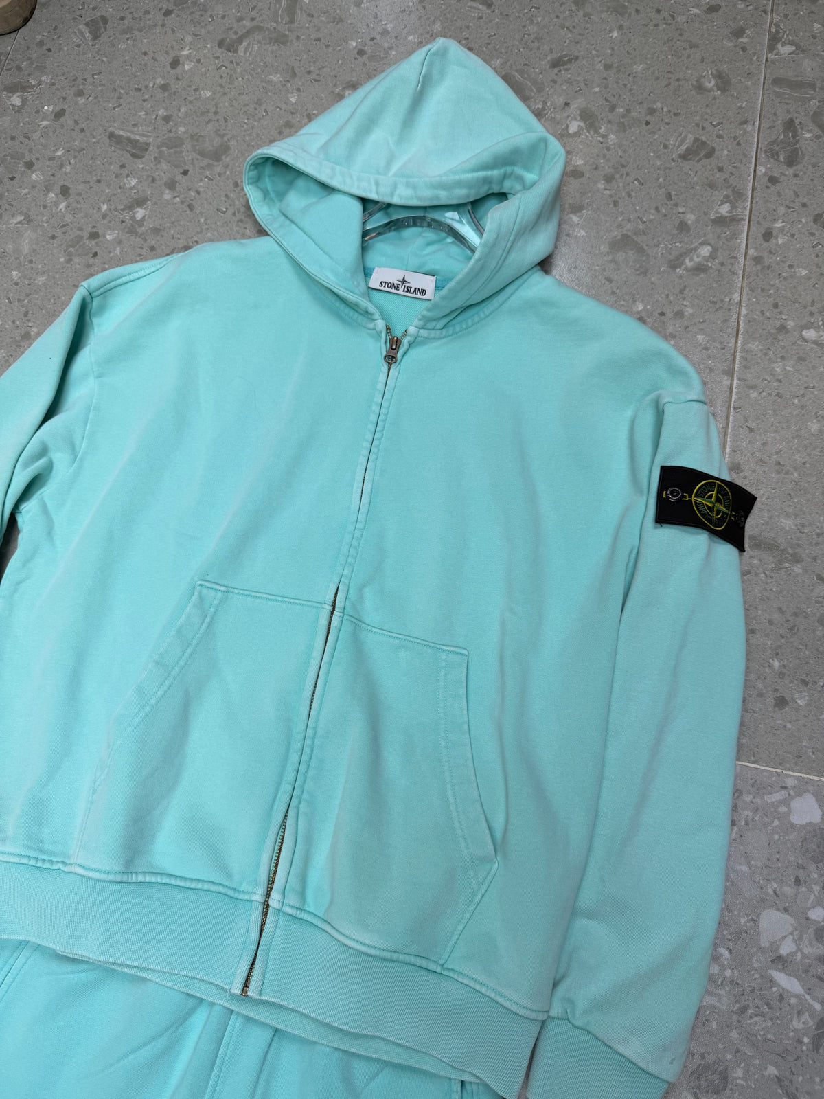 Ensemble stone island turquoise new model