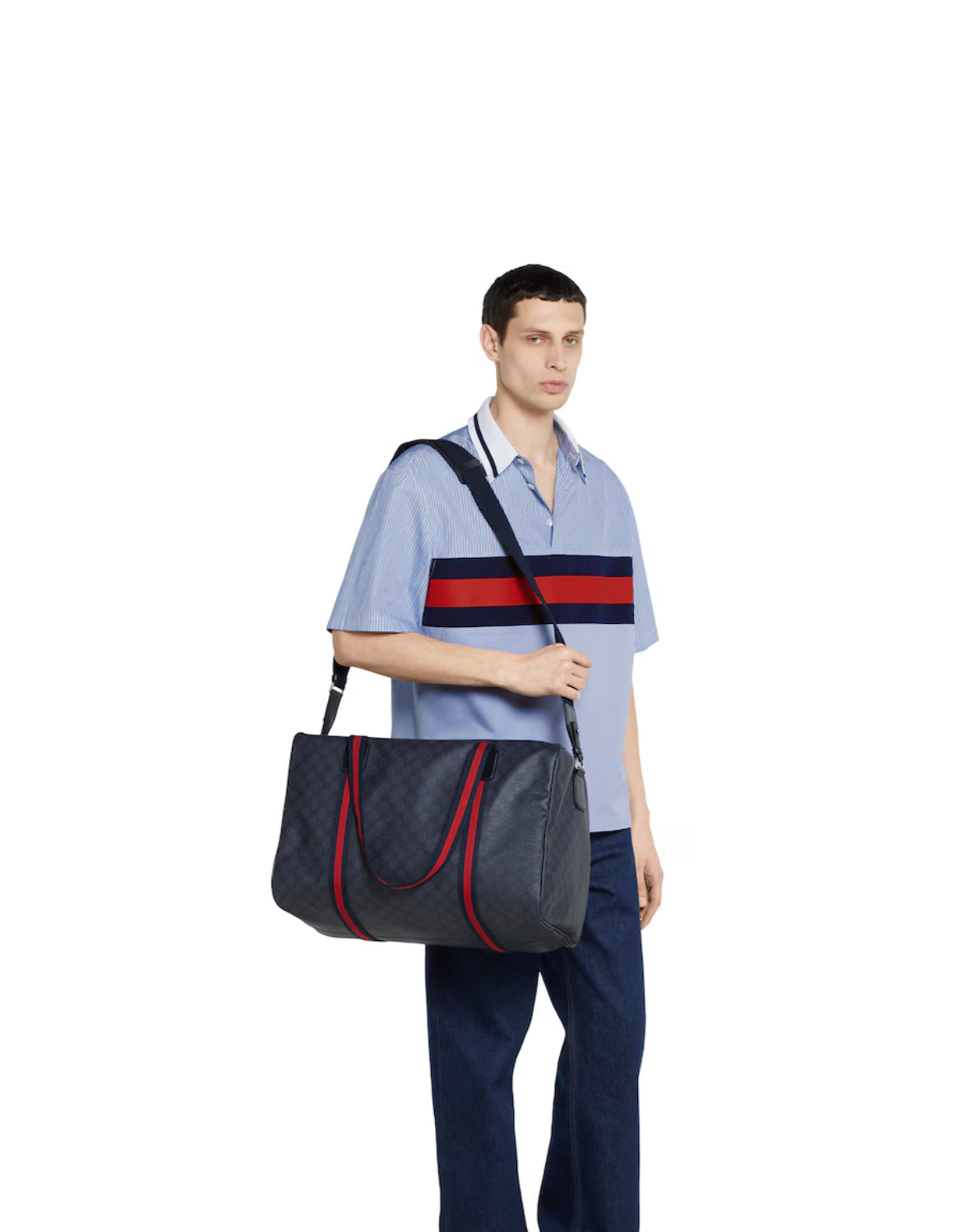 Sac de voyage avec bande Web moyen format - #2