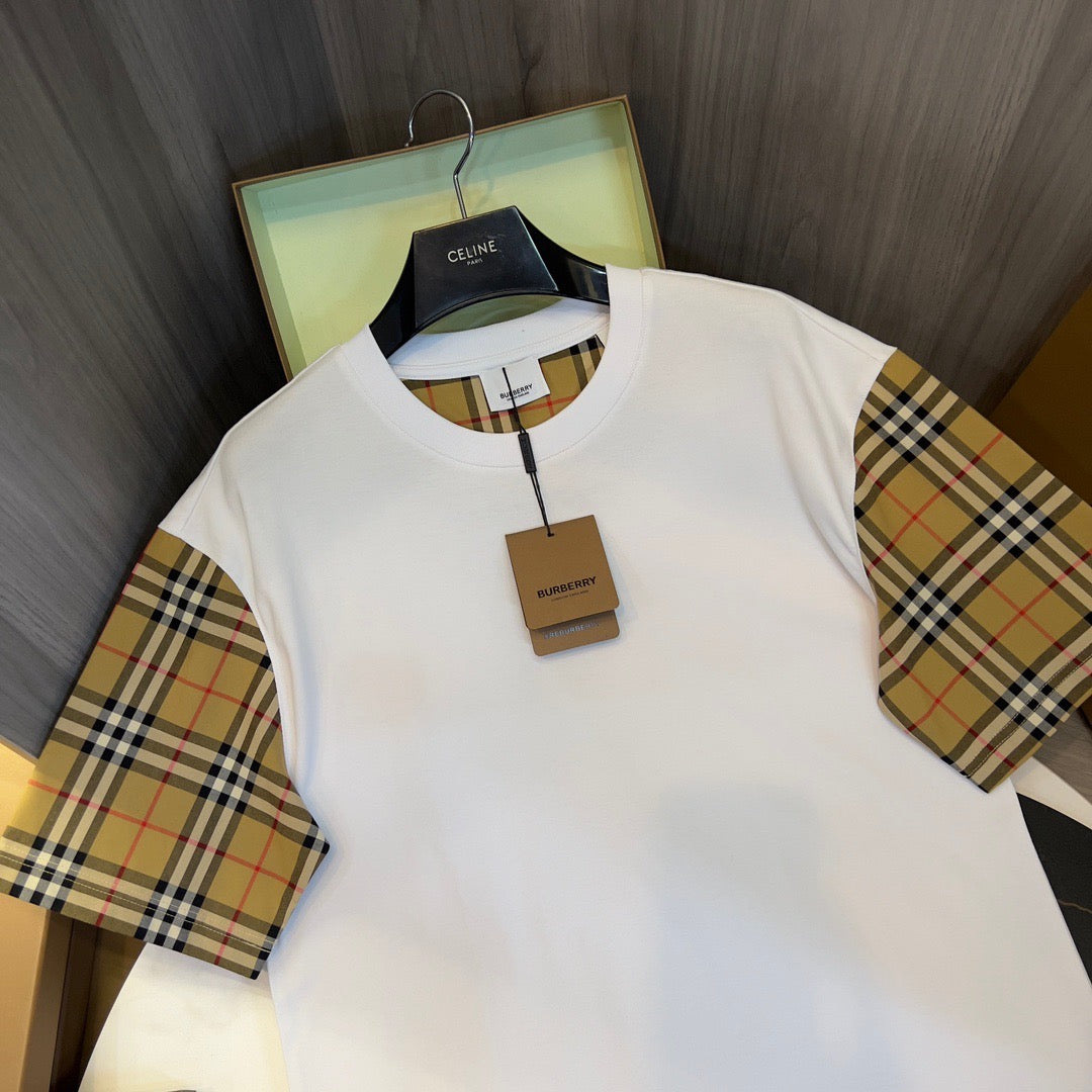 T shirt Brb white brown