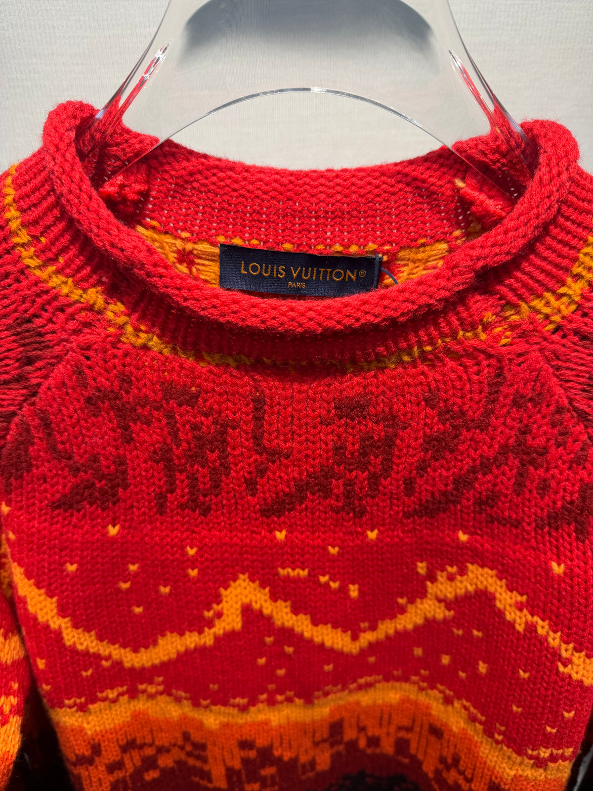 Pull en jacquard lv new model