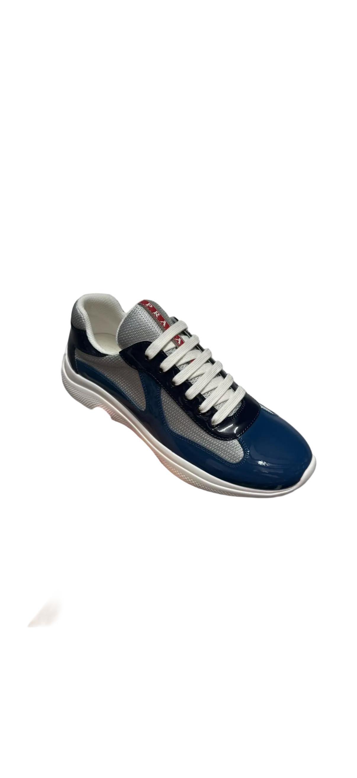 Sneakers Prada cup bicolore bleu
