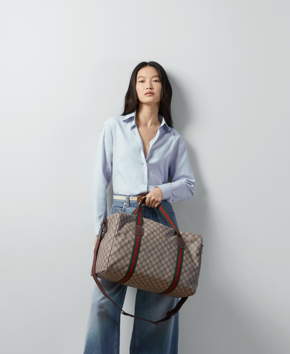 Sac de voyage avec bande Web moyen format - #1