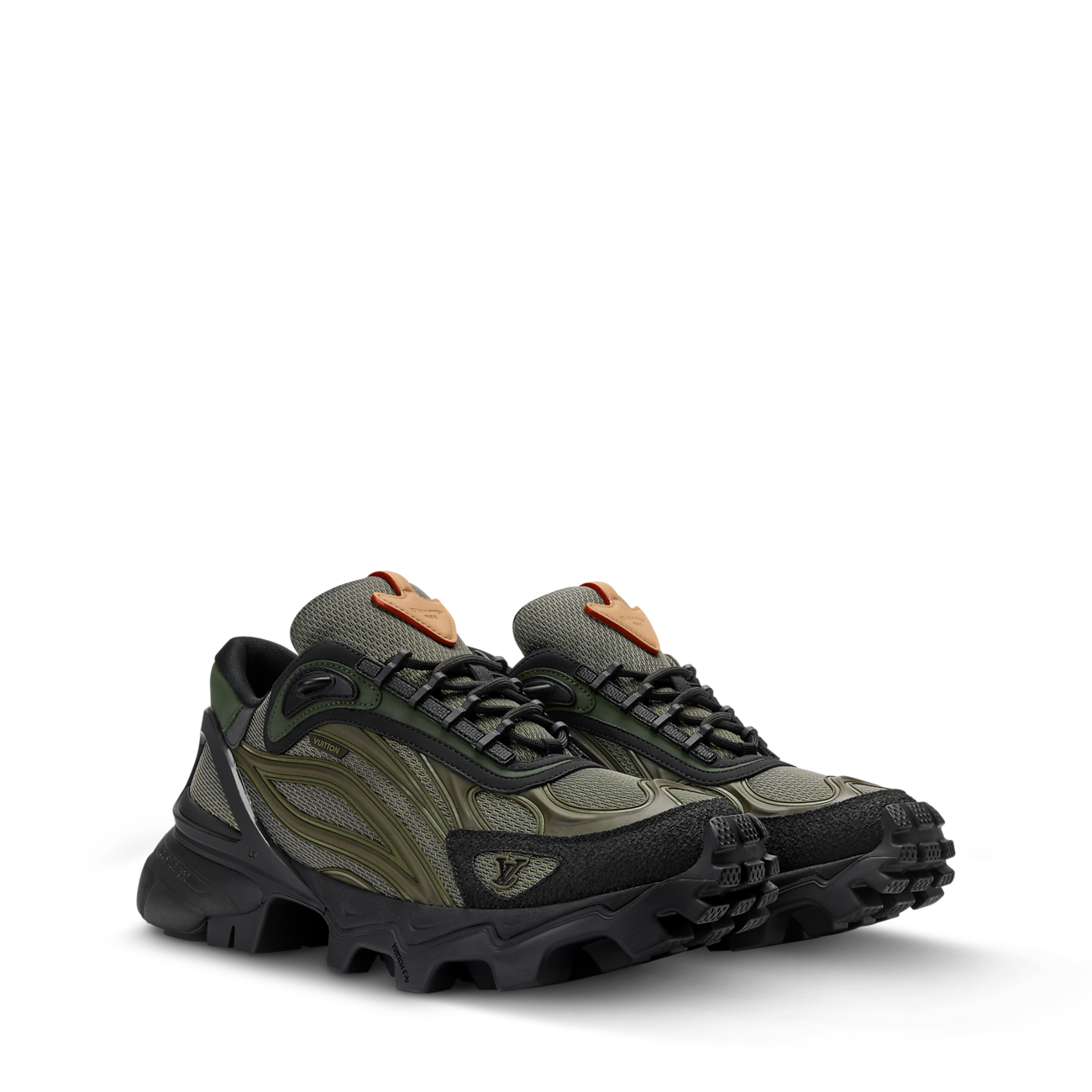 Sneakers lv kaki news model