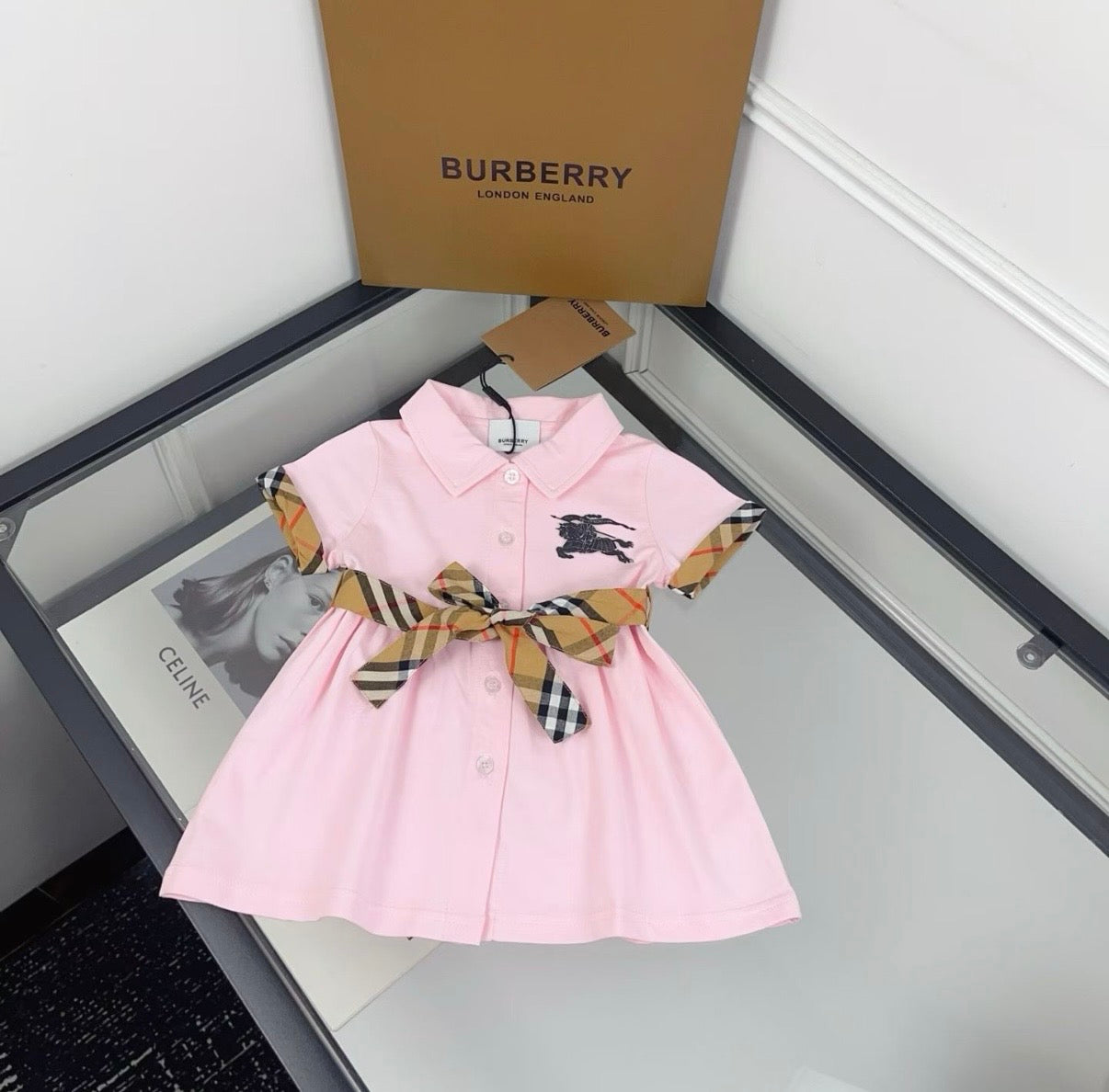Robe burbery enfant