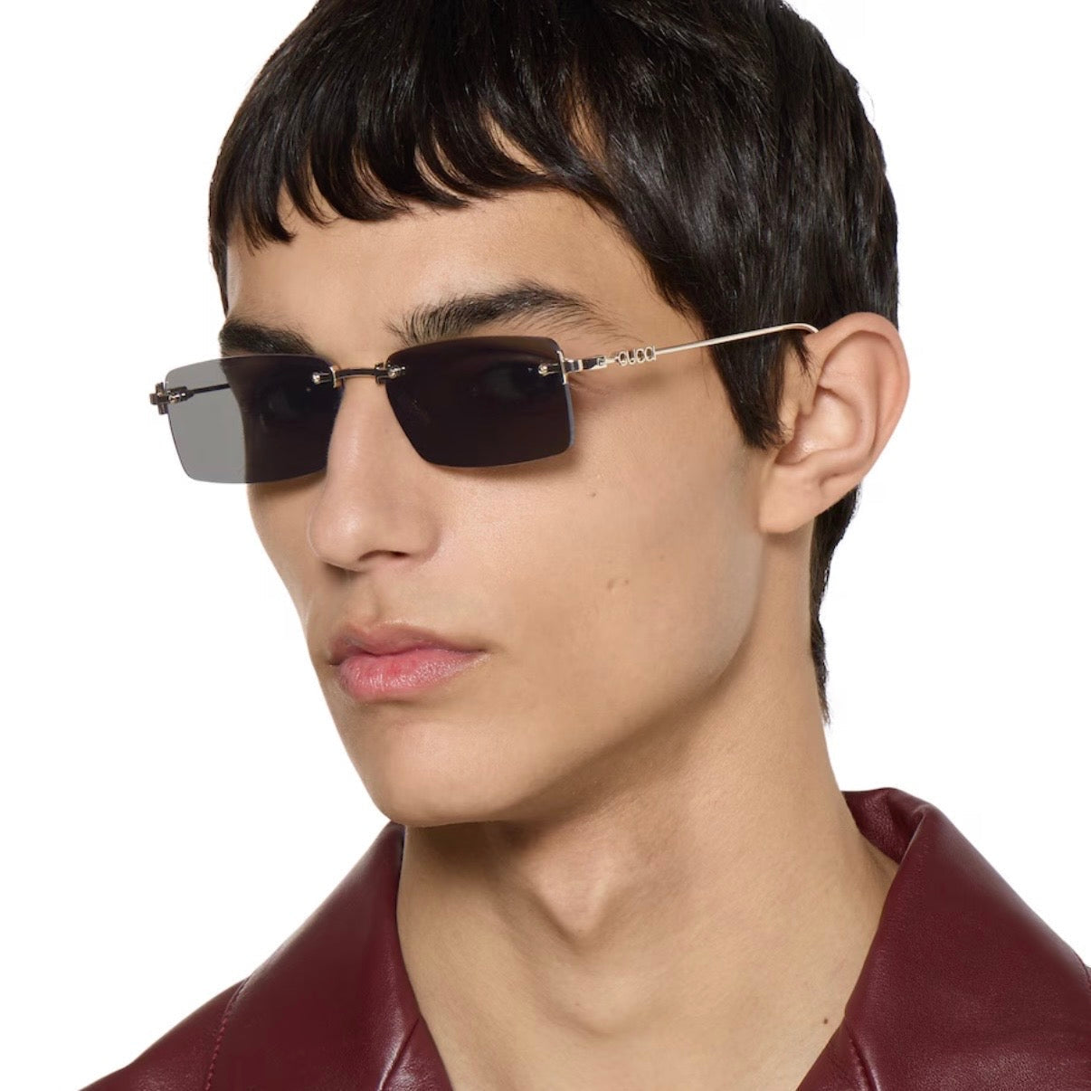 Lunettes de soleil rectangulaires