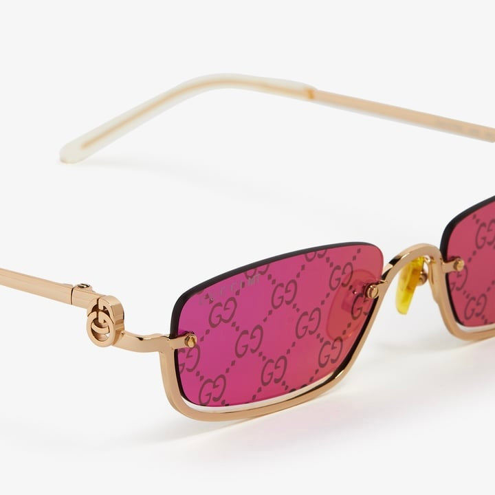 Lunettes de soleil rectangulaires