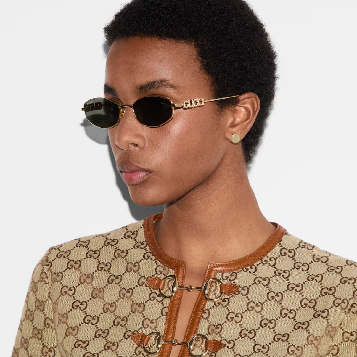 Lunettes de soleil ovales